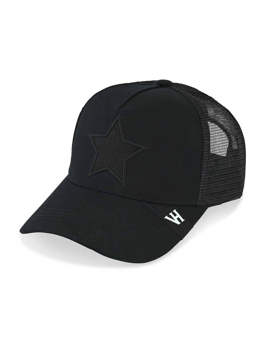 VINTAGE HAVANA Trucker Hats Women | Mesh Adjustable Snapback | Black | Size L